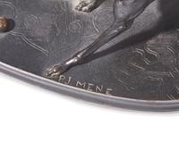 After Pierre-Jules Mêne (French, 1810-1879), A Bronze Sculpture of Two Greyhounds Playing with a Ball