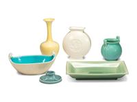 Six Rookwood Pottery Table Articles