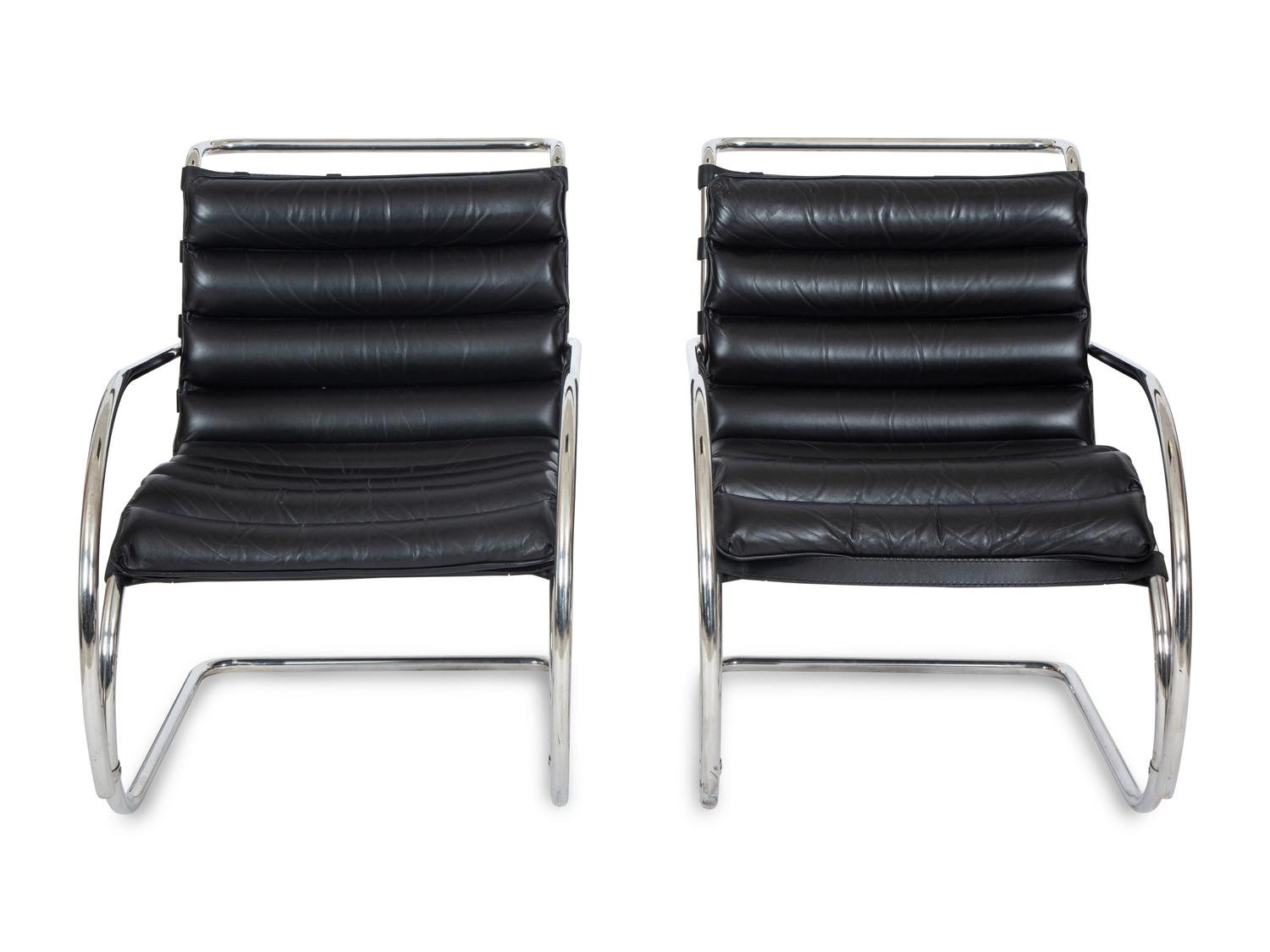 A Pair of Knoll MR Lounge Chairs