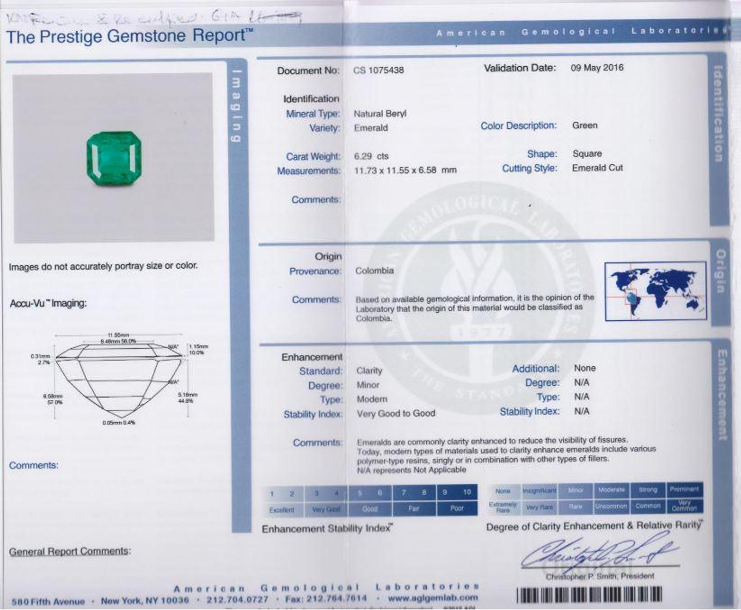 Colombian Emerald and Diamond Ring