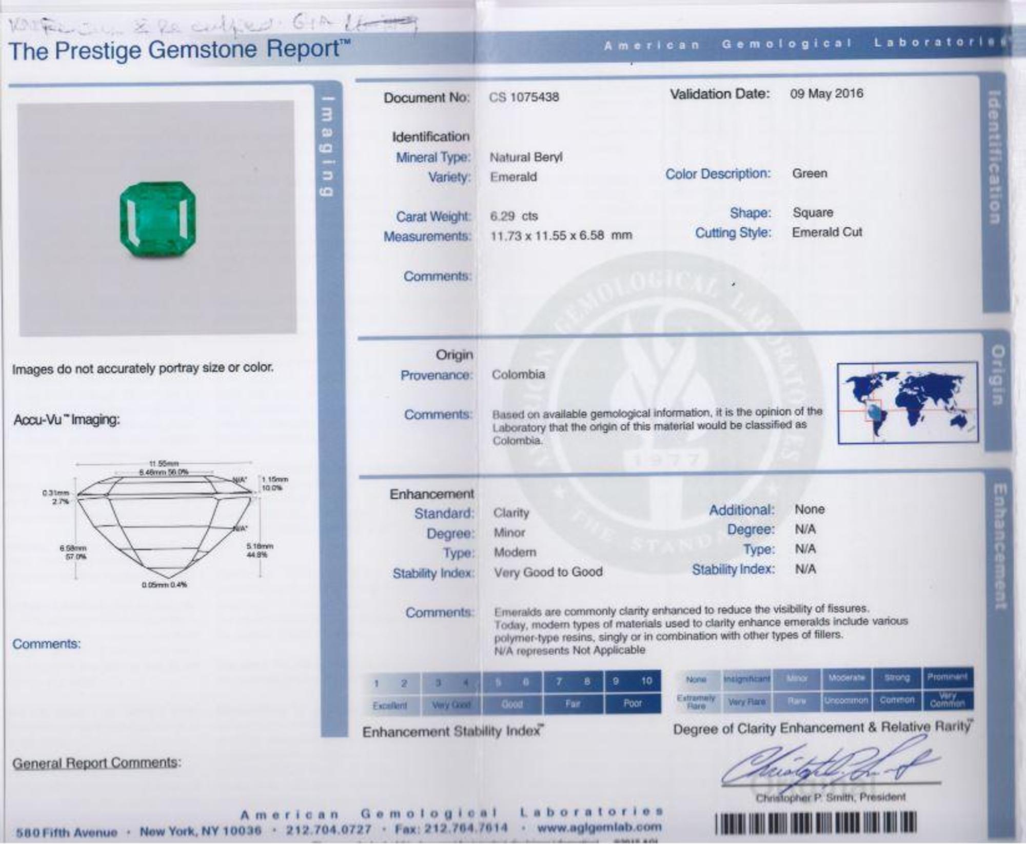 Colombian Emerald and Diamond Ring