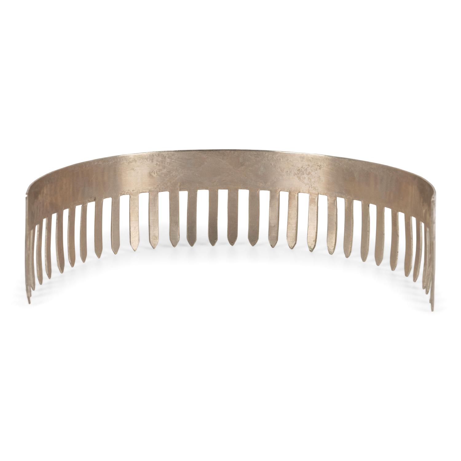 Menominee German Silver Hair Comb