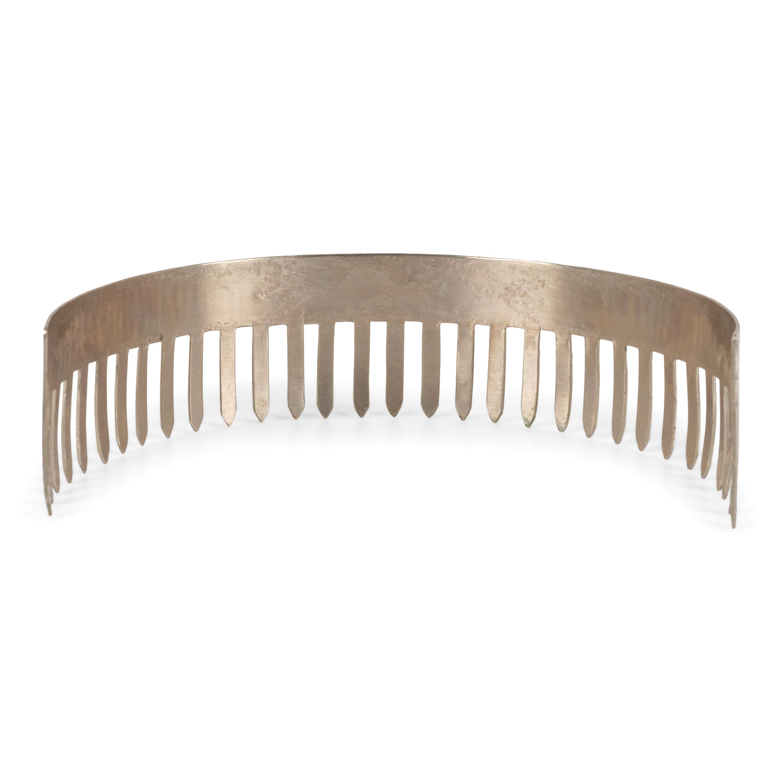 Menominee German Silver Hair Comb