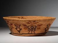 Central California Polychrome Basket