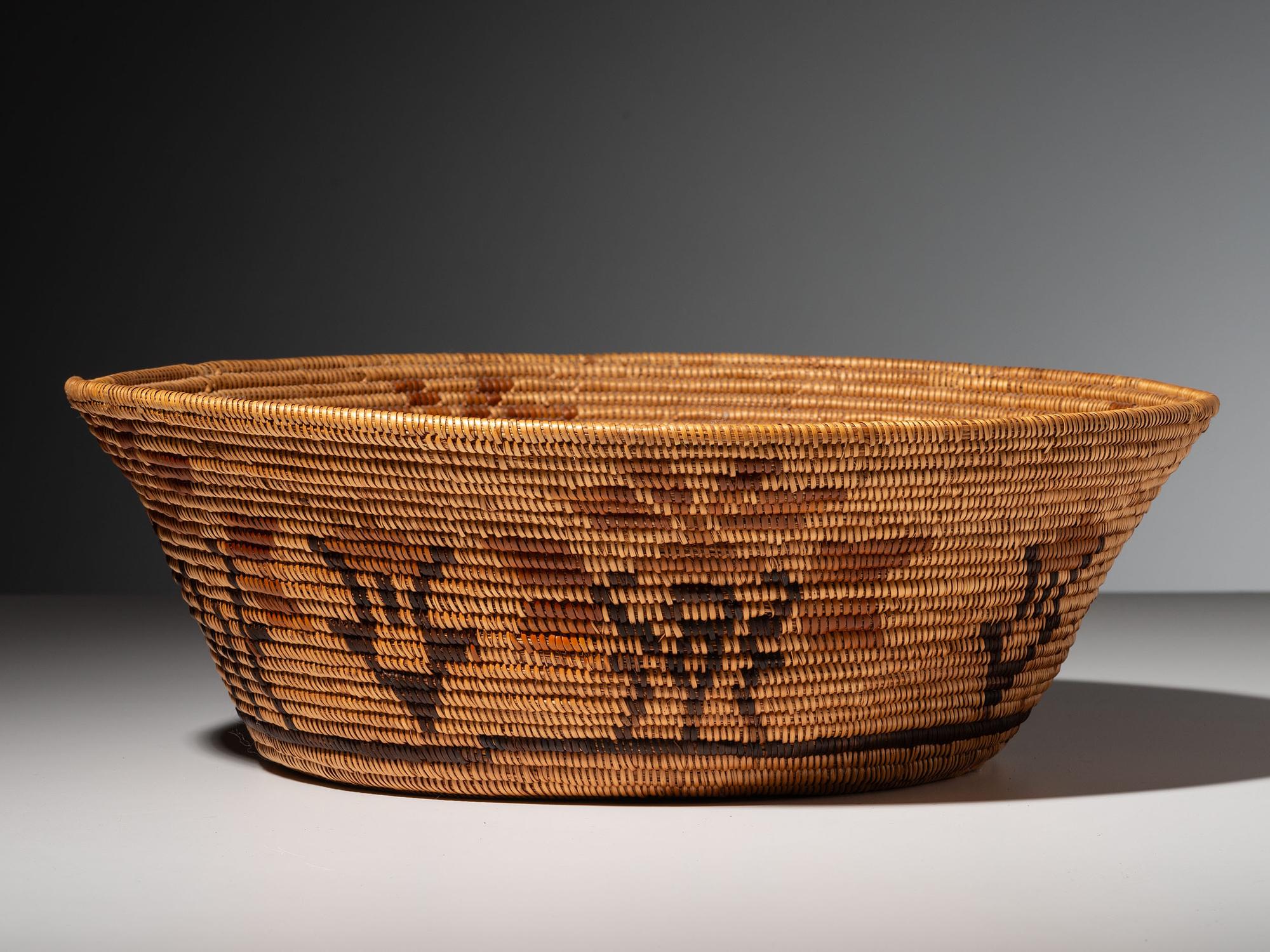 Central California Polychrome Basket