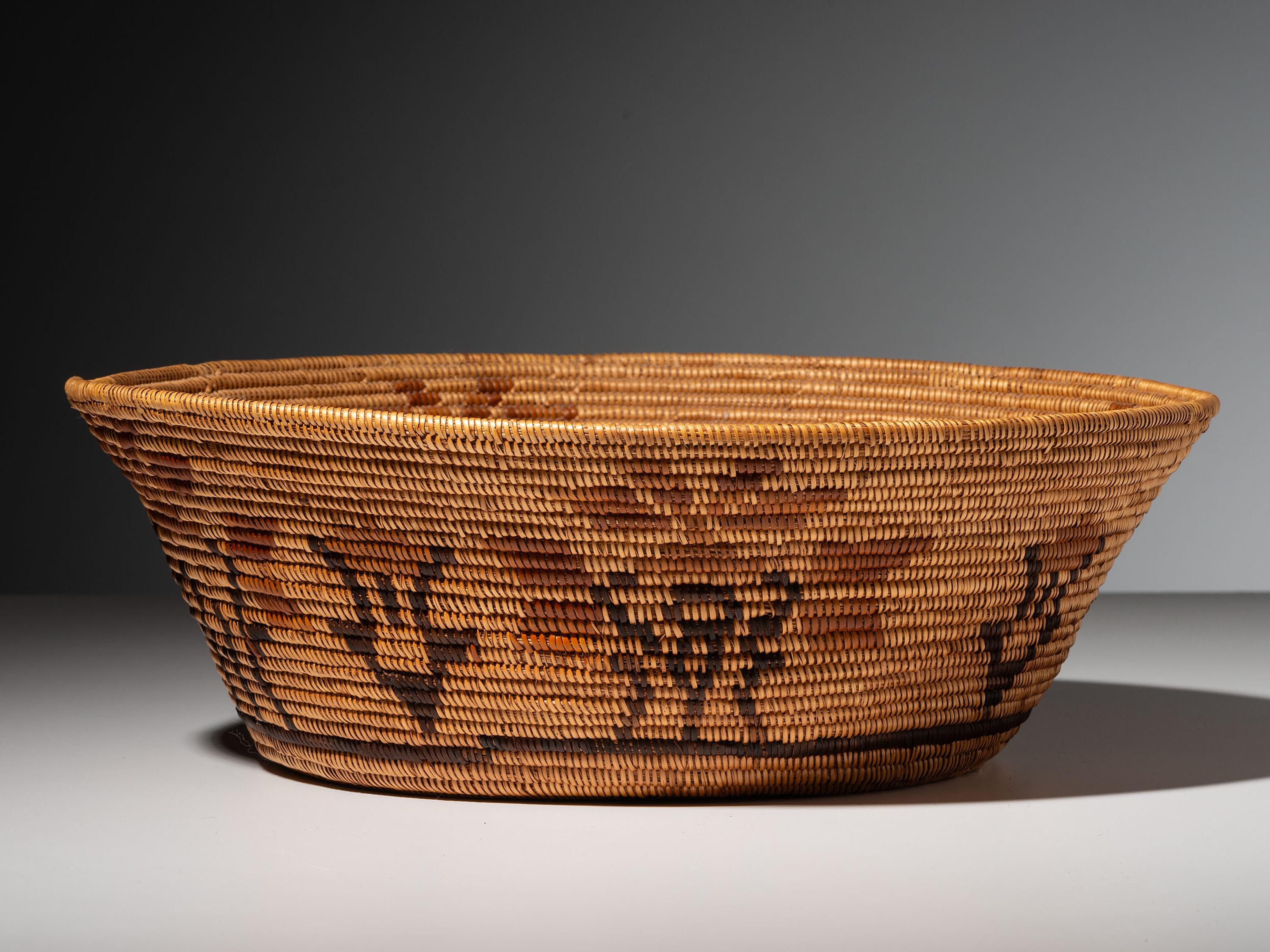 Central California Polychrome Basket