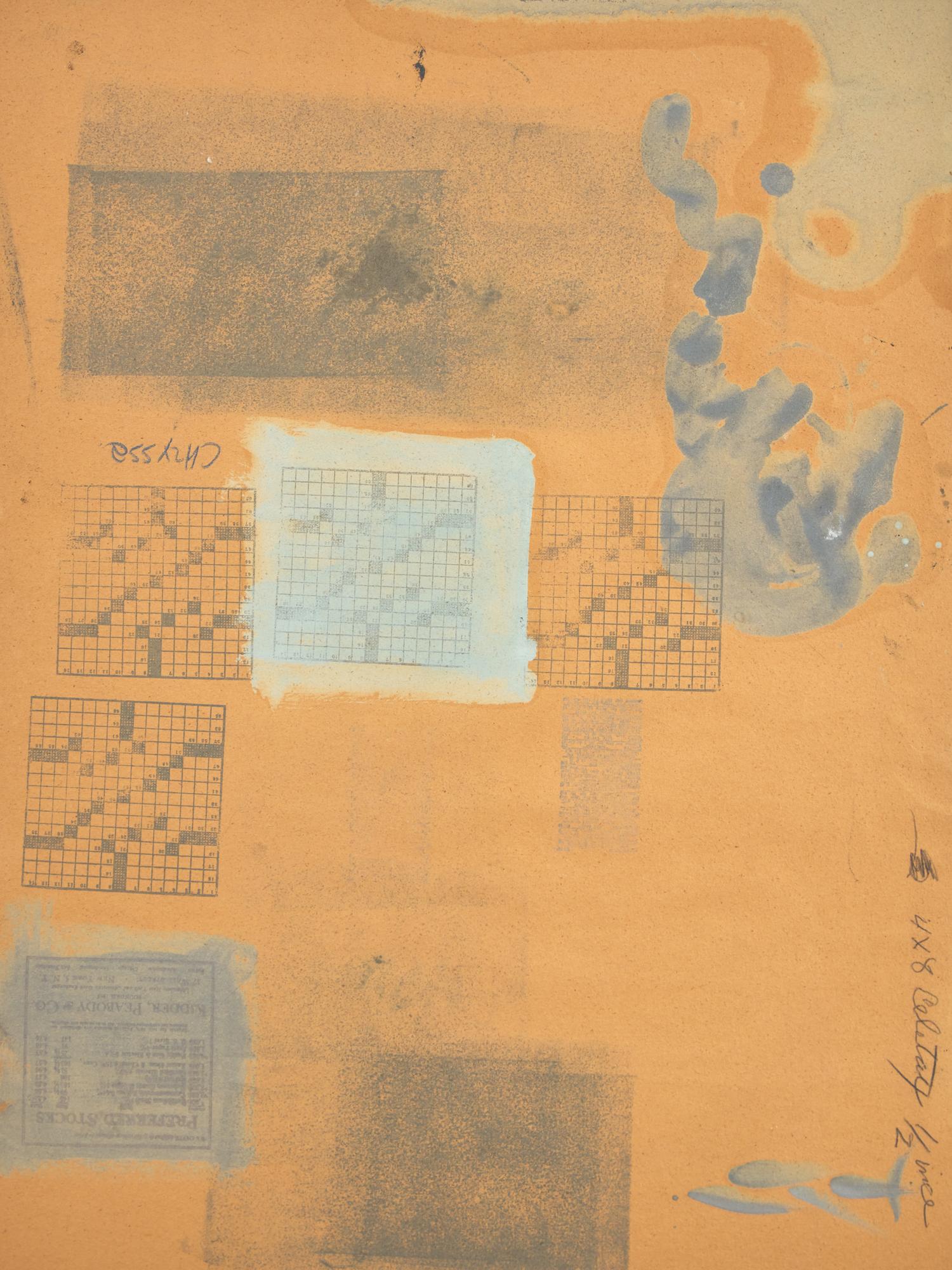 Two Works: Studies for Neon Boxes with Electrodes, 1967 ; together with Crossword Puzzles (2)