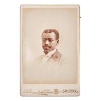 [African-Americana] DeMond, Rev. Abraham Lincoln. Inscribed Cabinet Card
