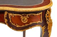 A Louis XV Style Gilt Bronze Mounted Reniform Bureau Plat