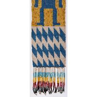 Pit River Loom Beaded Sash