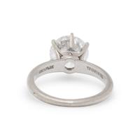 TIFFANY & CO., DIAMOND AND PLATINUM RING