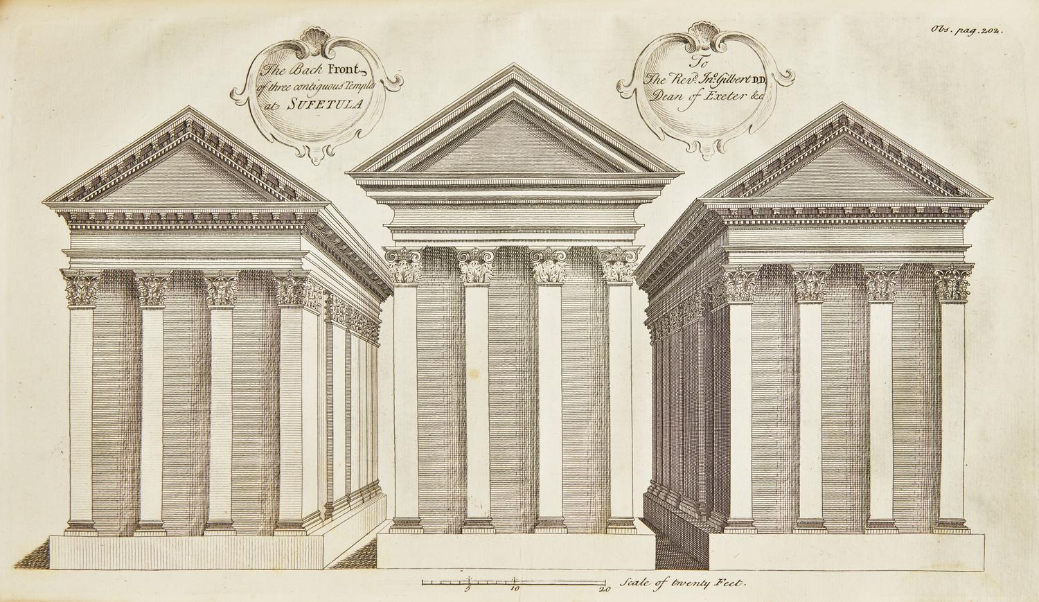 [TRAVEL & EXPLORATION] SHAW, Thomas. Travels, or Observations Relating to Several Parts of Barbary and the Levant. Oxford: Printed at the Theatre, 1738.