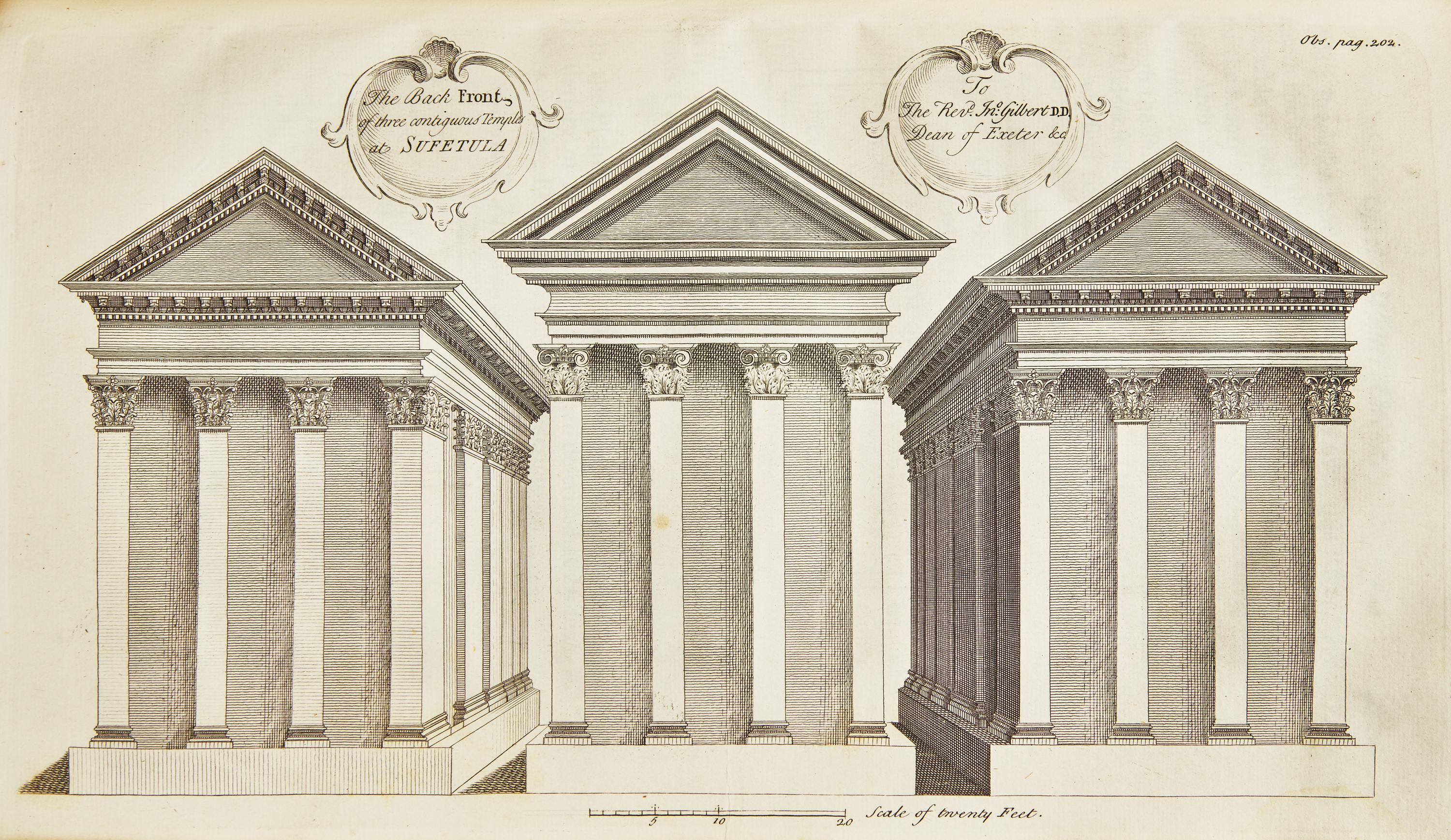 [TRAVEL & EXPLORATION] SHAW, Thomas. Travels, or Observations Relating to Several Parts of Barbary and the Levant. Oxford: Printed at the Theatre, 1738.