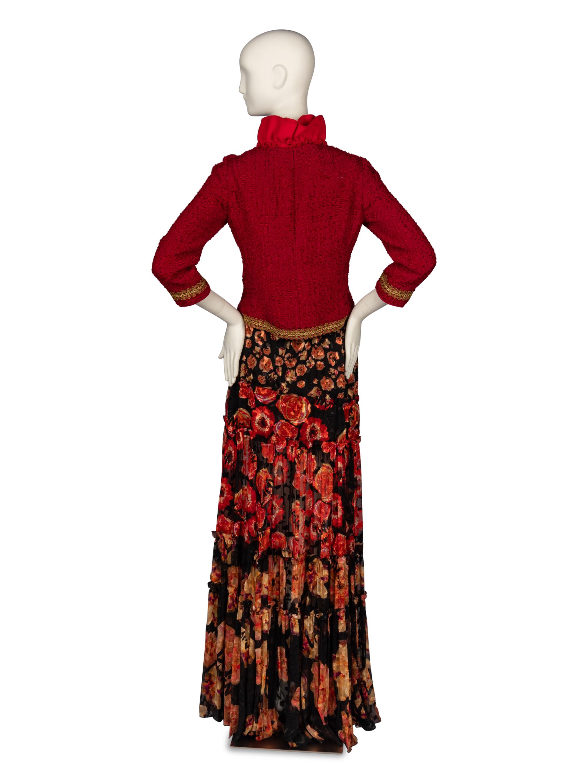 Dolce & Gabbana Jacket and Lanvin Floral Skirt