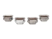 A Set of Four English Salts