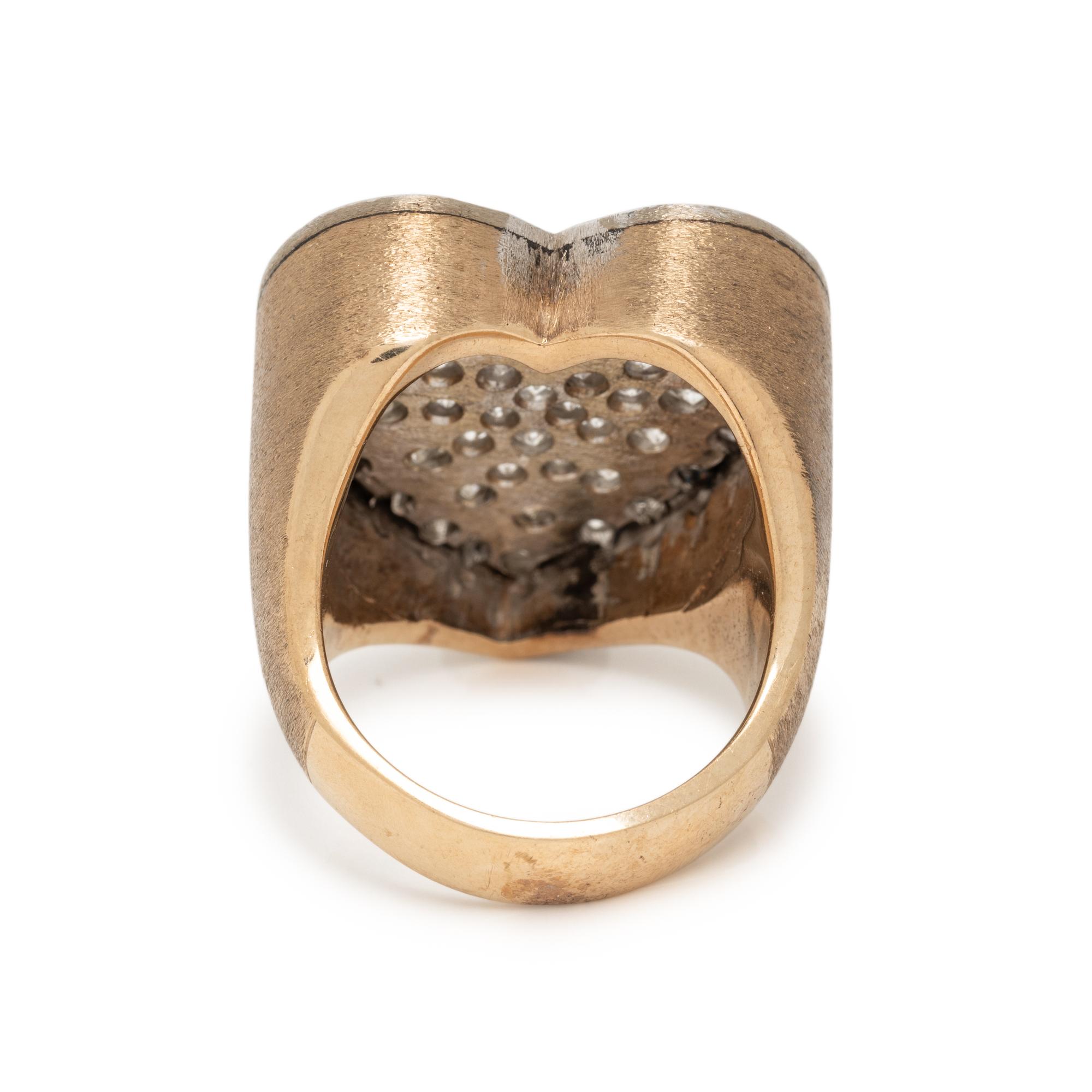 DIAMOND HEART RING