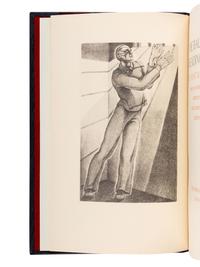 [HOOD, Derek, binder]. WILDE, Oscar (1854-1900). The Ballad of Reading Gaol . New York: The Heritage Press, 1937.