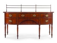A George III Brass Mounted Mahogany Sideboard