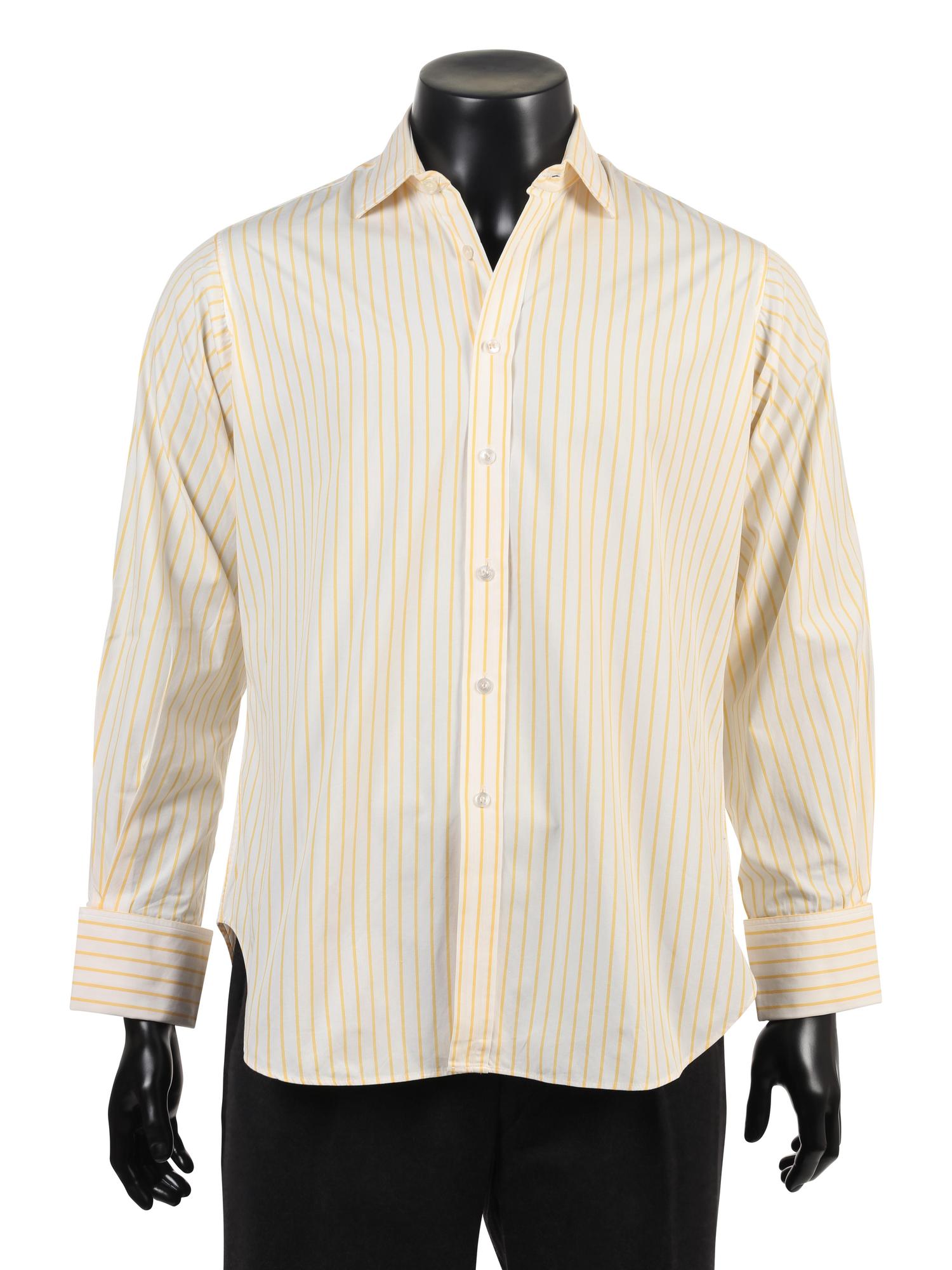 Group of Vintage Men's Designer Shirts, 1990-2000s: Harvey and Hudson, Valentino & Bagutta