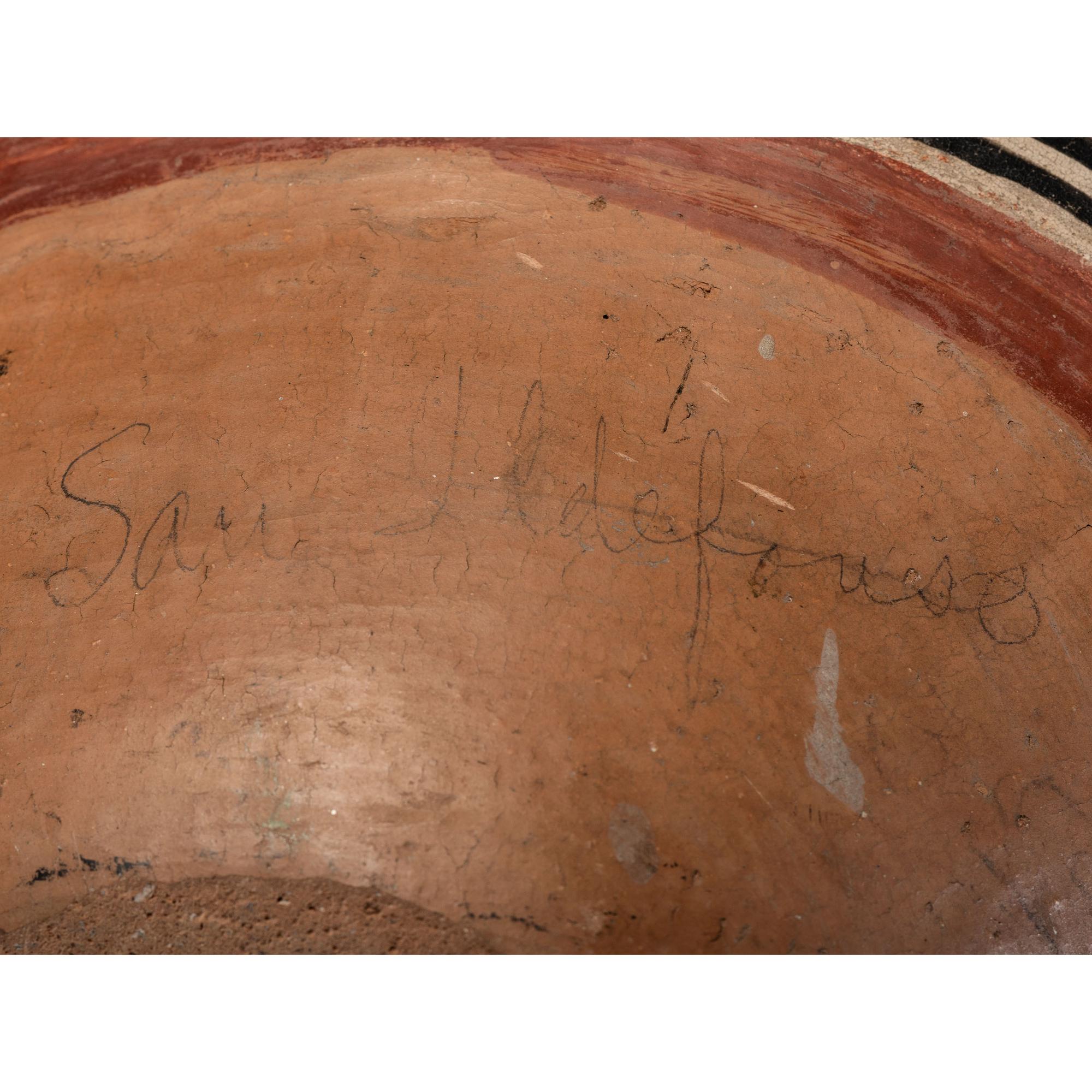 San Ildefonso Polychrome Pottery Jar