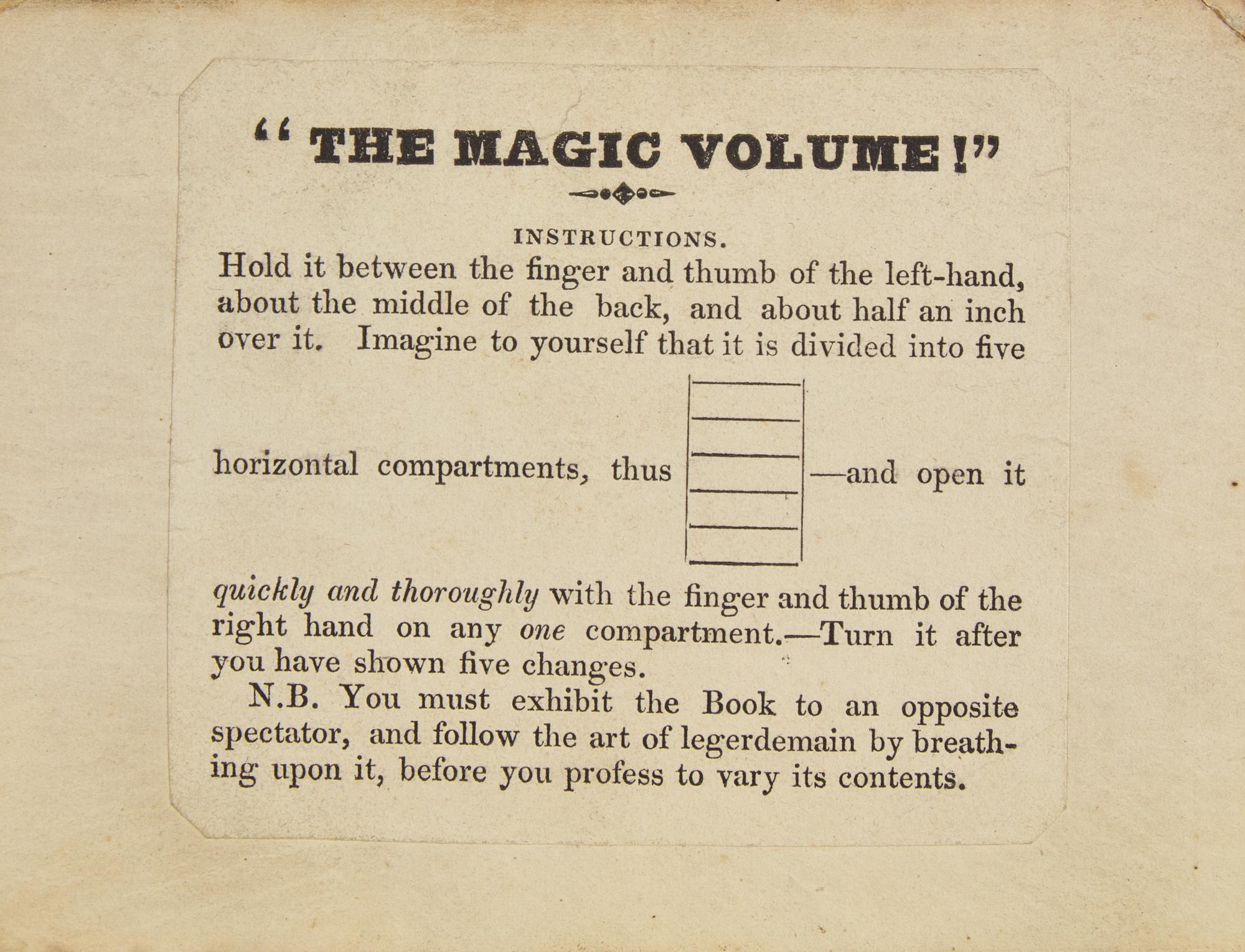 [Magic] [Queen Victoria] " The Magic Volume!"