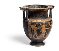 An Attic Red‑Figured Column‑Krater with Dionysiac Scenes
