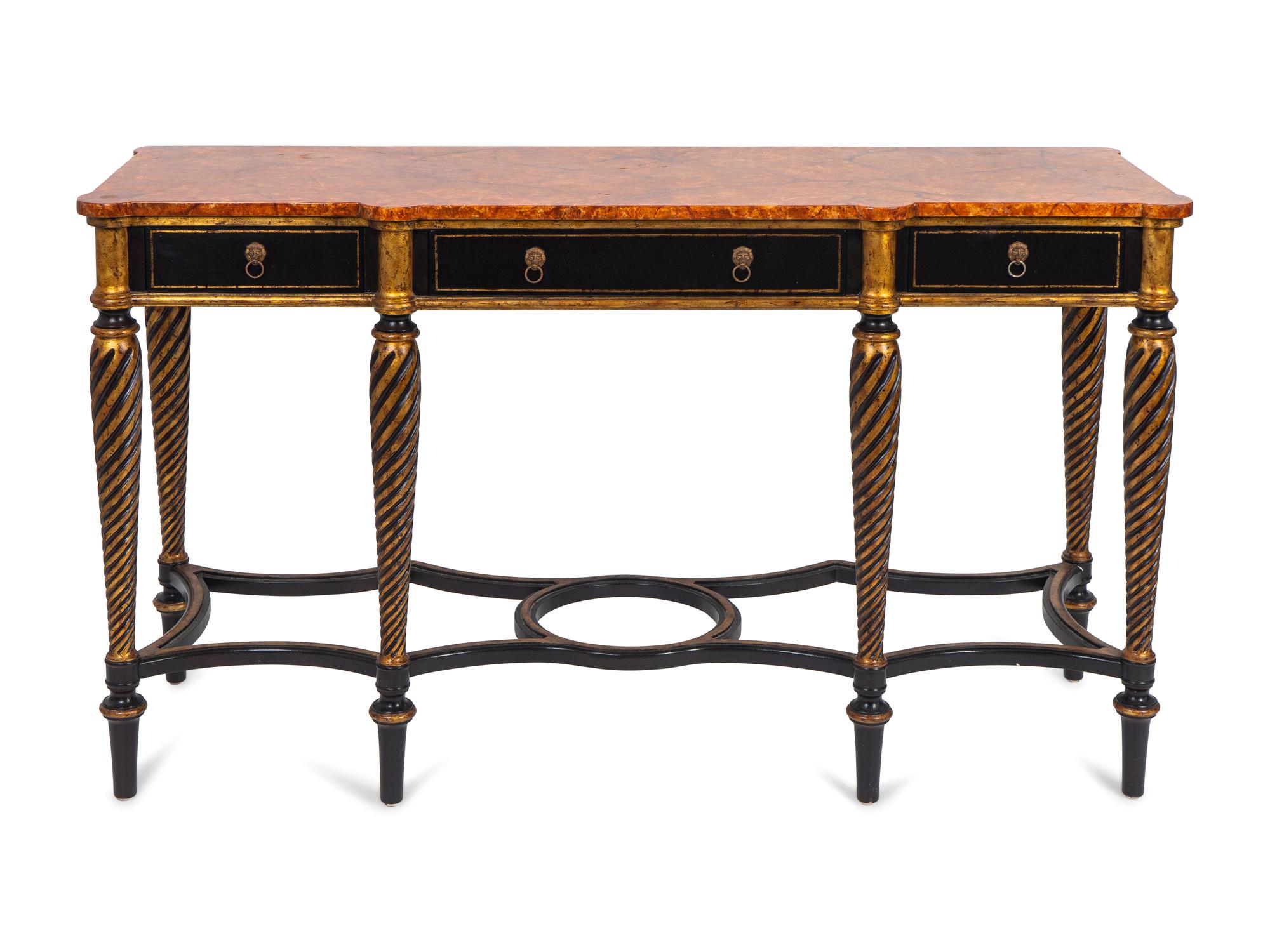 A Regency Style Painted Console — 20TH CENTURY