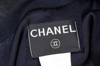A Chanel Black Evening Suit, Size 38.