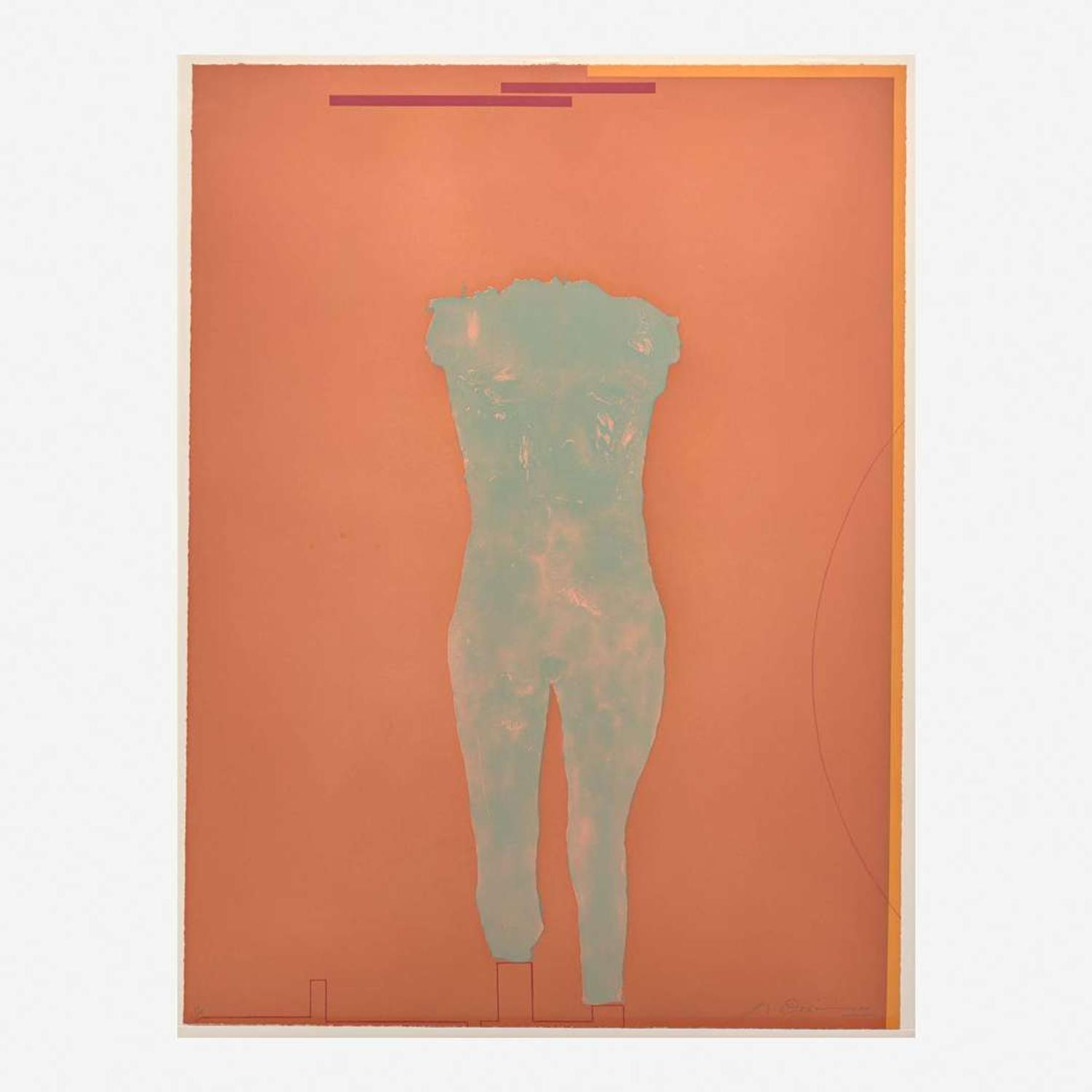 Nathan Oliveira (American, 1928-2010) Torso II