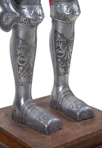 A Model of a Medieval Suit of Armor