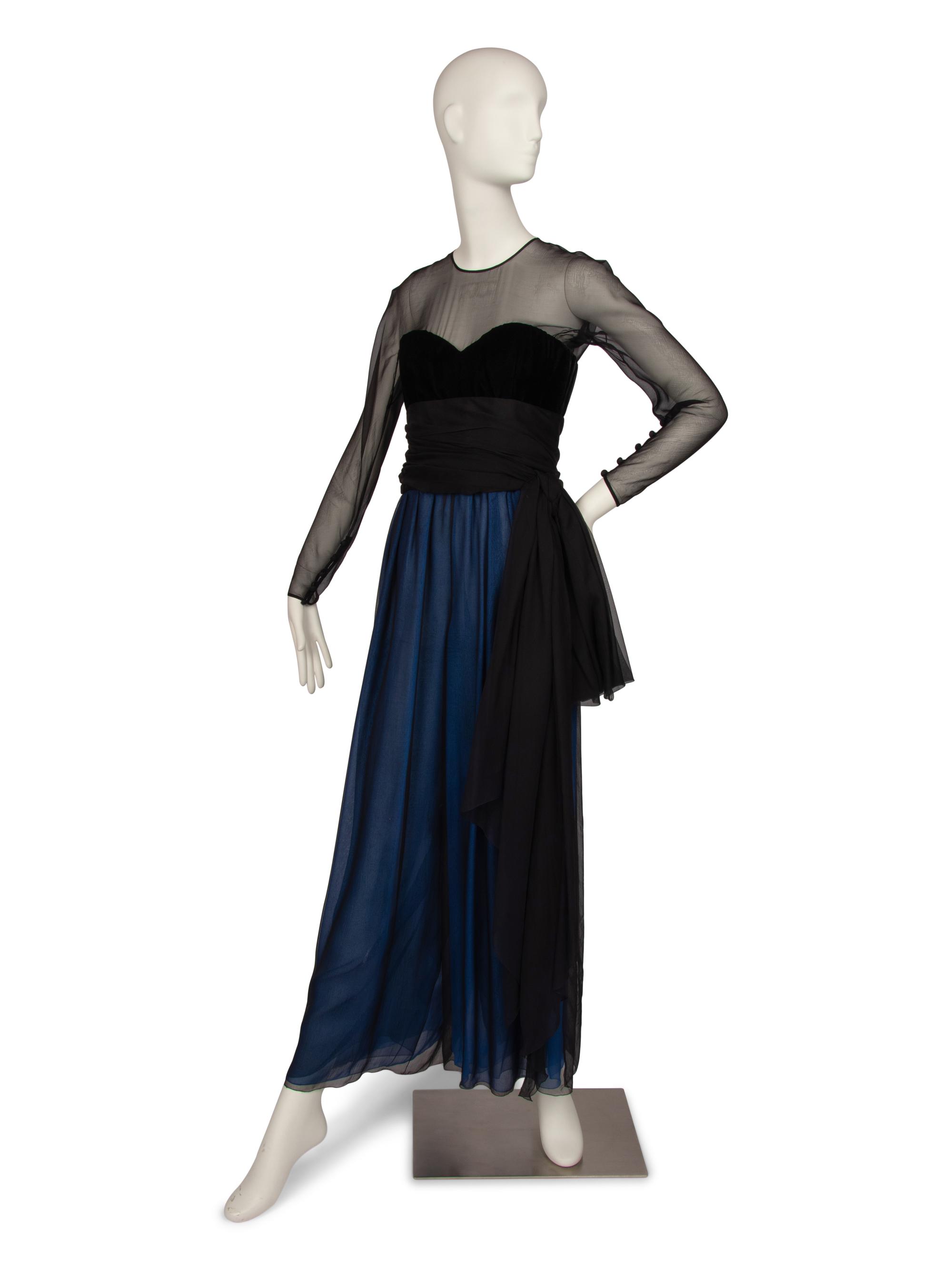 Christian Dior Haute Couture Chiffon Jumpsuit, Autumn/Winter 1988-89