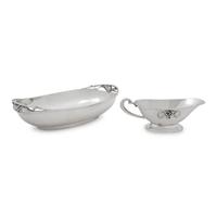 Two Mexican Silver Table Articles