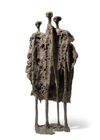 Aharone Bezalel, (Israeli, b. 1926), Three Standing Figures