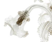 A Venetian Cut Glass Five-Light Chandelier