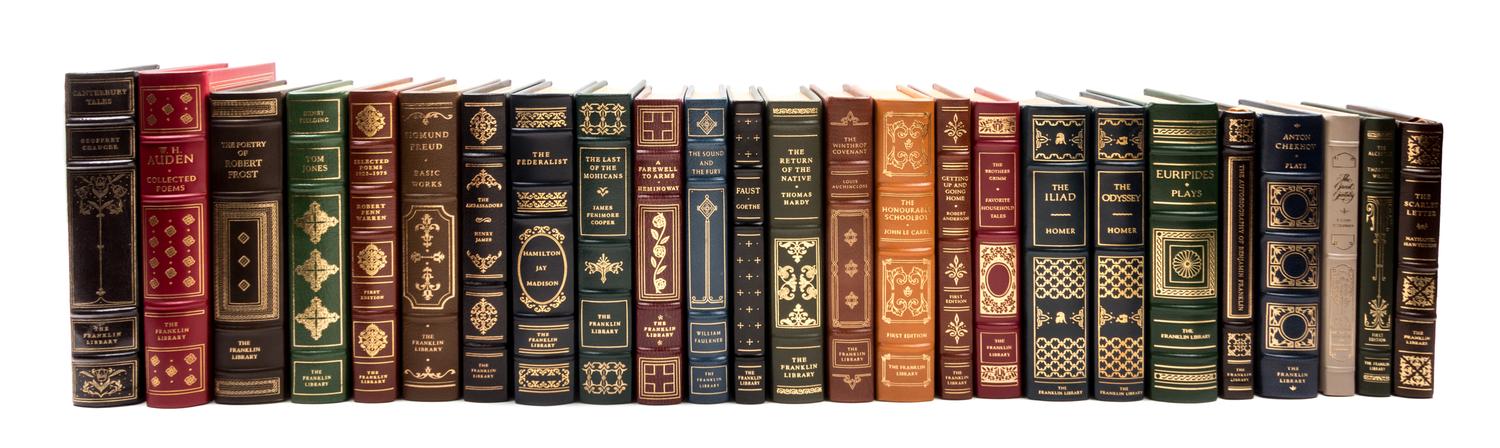 (FRANKLIN LIBRARY) 100 vols. from the Greatest Books of All Time series.