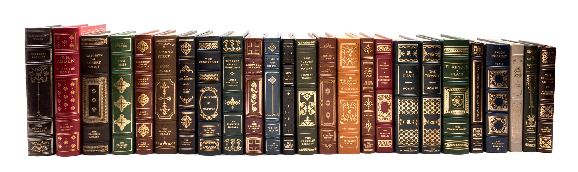 (FRANKLIN LIBRARY) 100 vols. from the Greatest Books of All Time series.