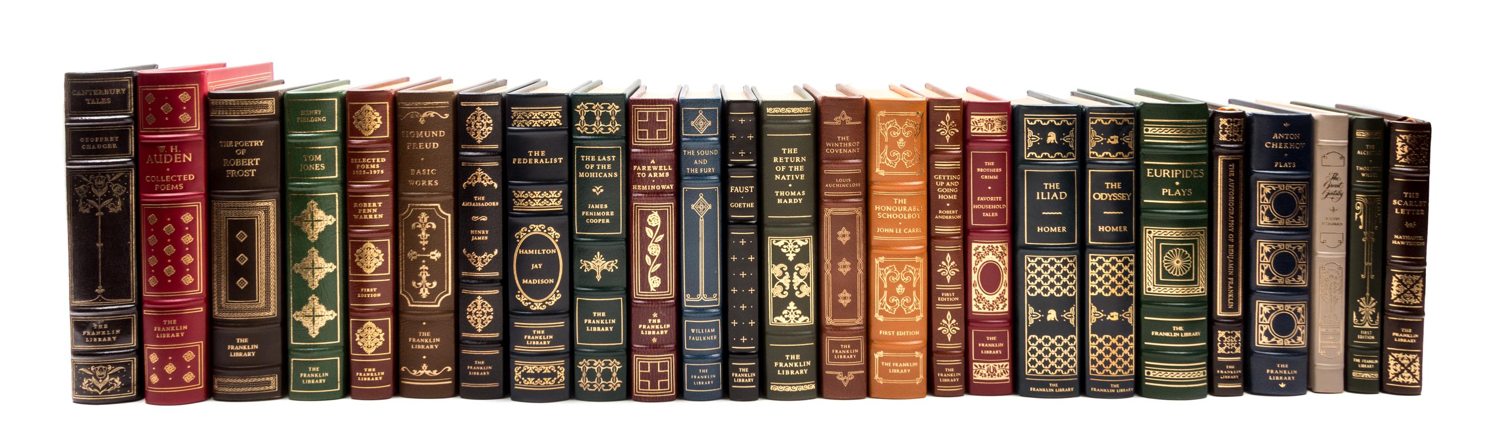 (FRANKLIN LIBRARY) 100 vols. from the Greatest Books of All Time series.