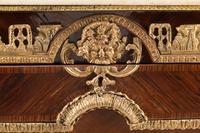 A French Gilt Bronze Mounted Marquetry Marble-Top Cabinet