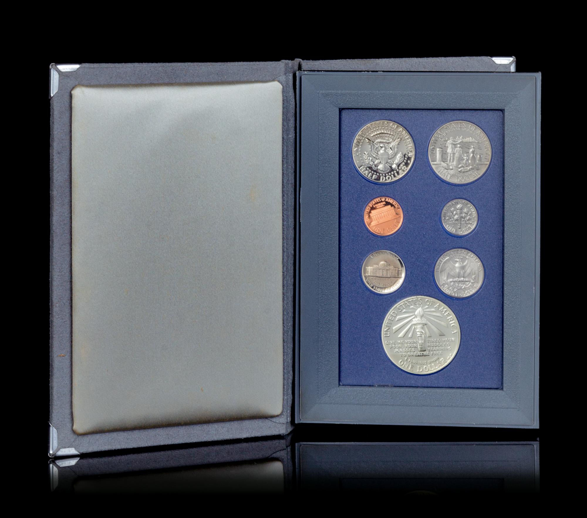 *A United States 1986 Prestiege Seven-Coin Proof Set