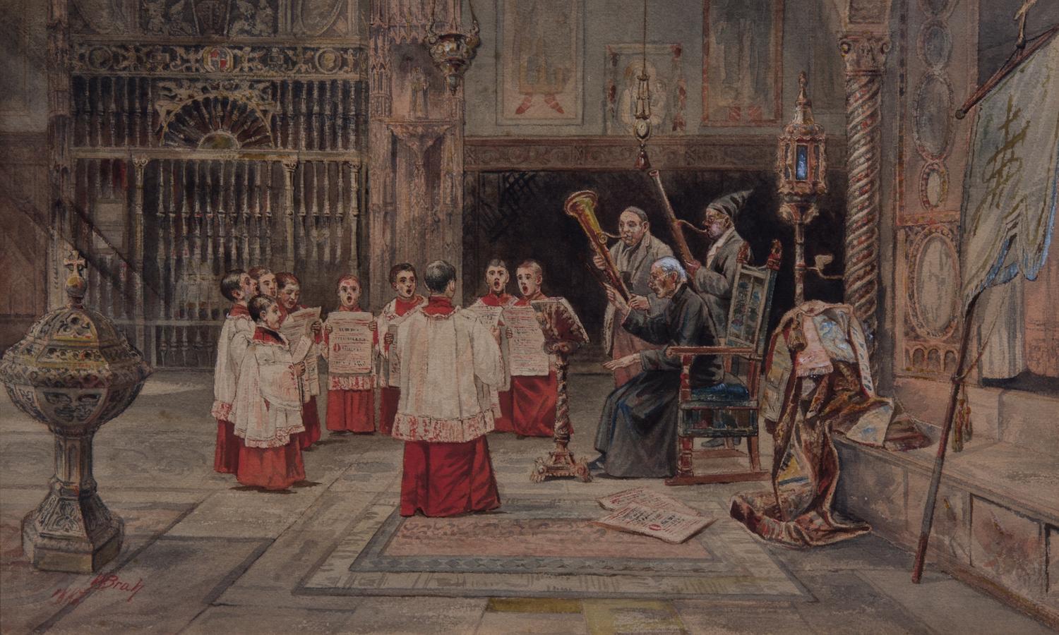 W. Brah, (late 19th century), Youth Choir Ensemble, 1887