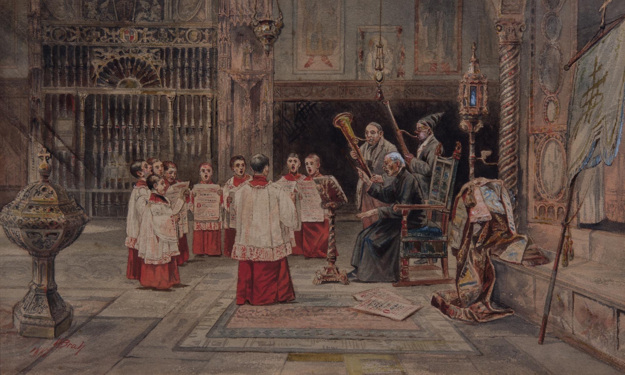 W. Brah, (late 19th century), Youth Choir Ensemble, 1887