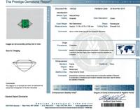 A Platinum, Emerald and Diamond Ring, 4.90 dwts.