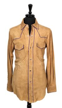 A Group of Western Style Clothing, Salamander Leathers, Santa Fe, New Mexico Size 40.
