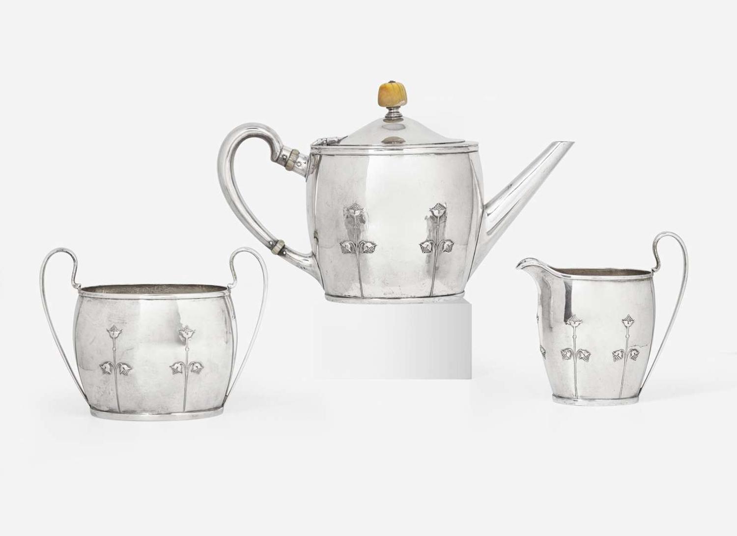 Arthur Hartwell for Arthur Stone, 3-Piece Tea Service