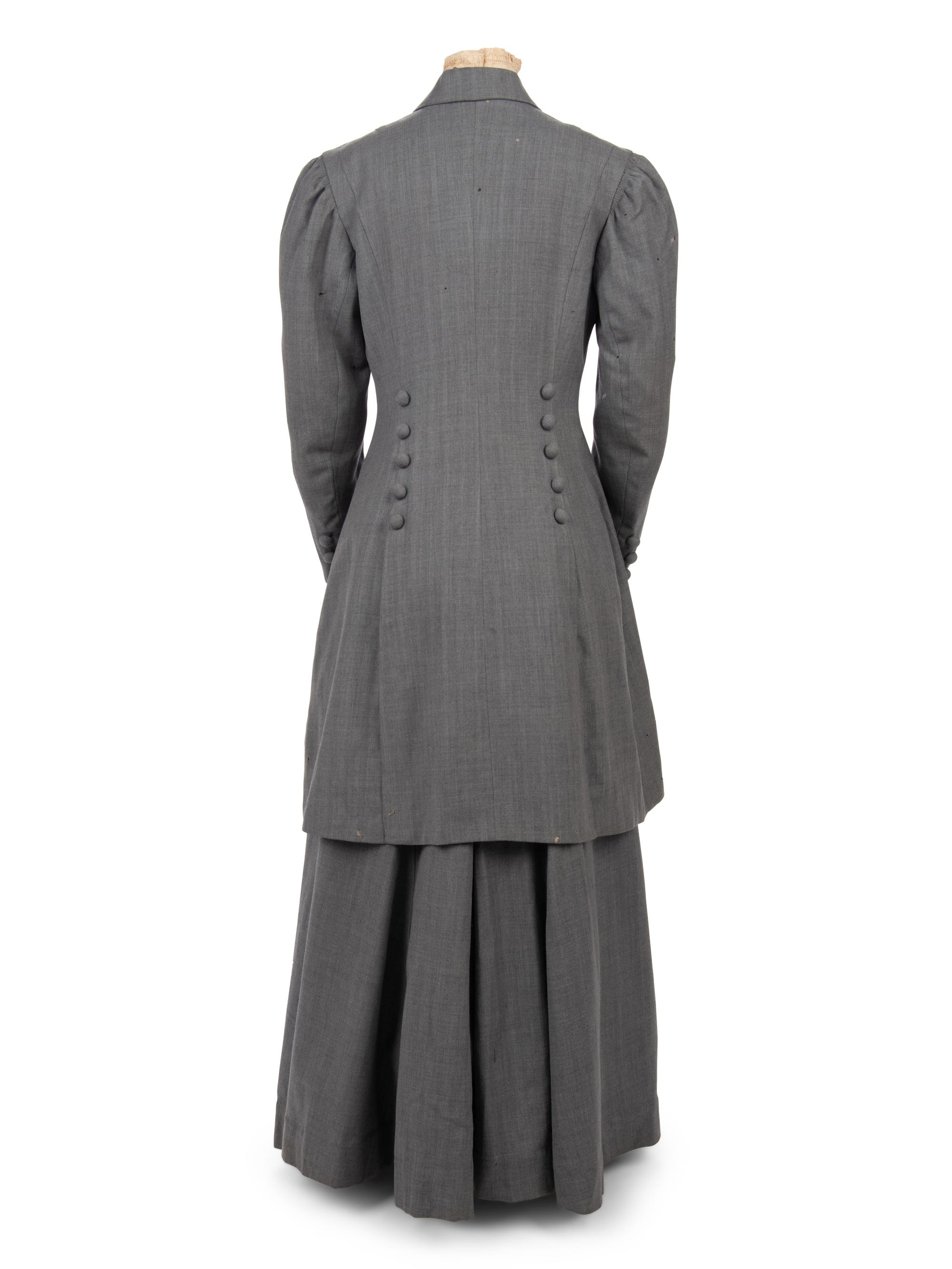 Three-Piece Wool Walking Suit, 1900-10s