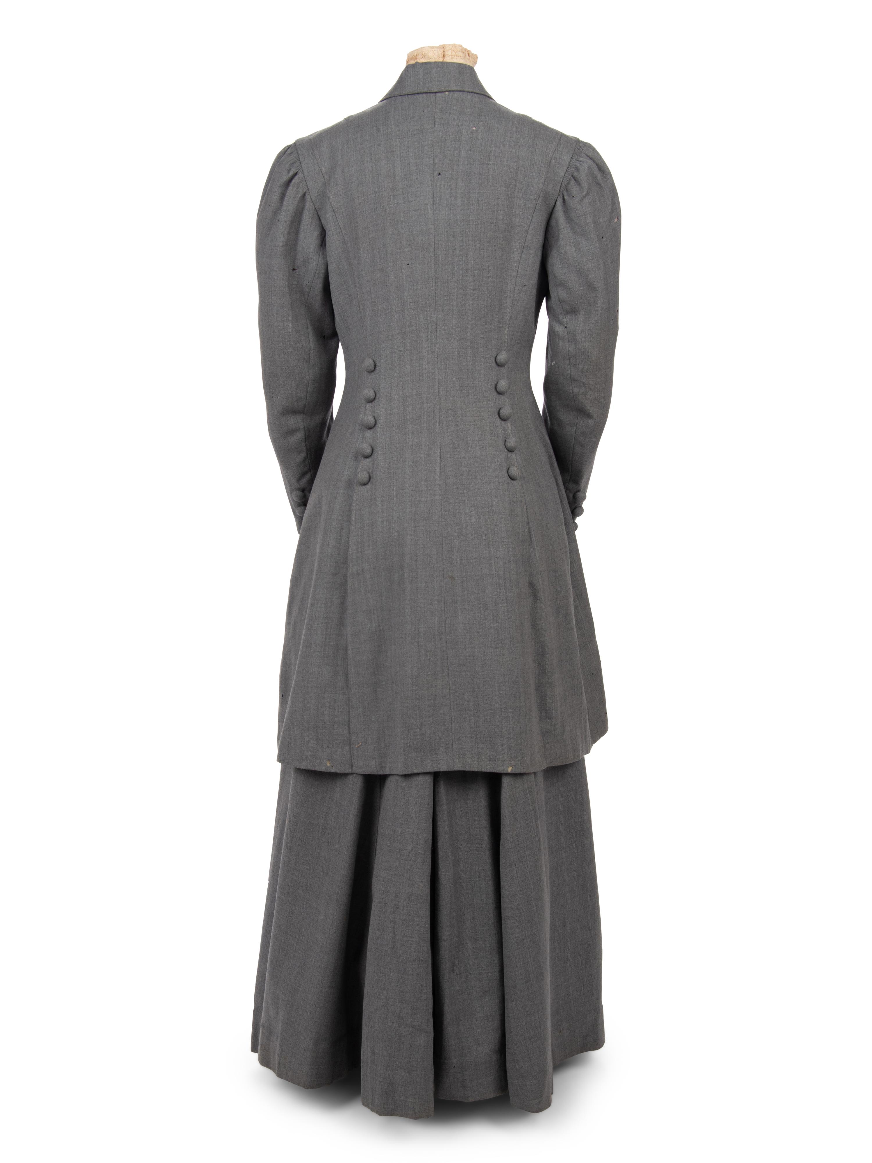 Three-Piece Wool Walking Suit, 1900-10s