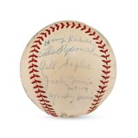 A 1939 Scranton Red Sox Team Signed Autograph Baseball