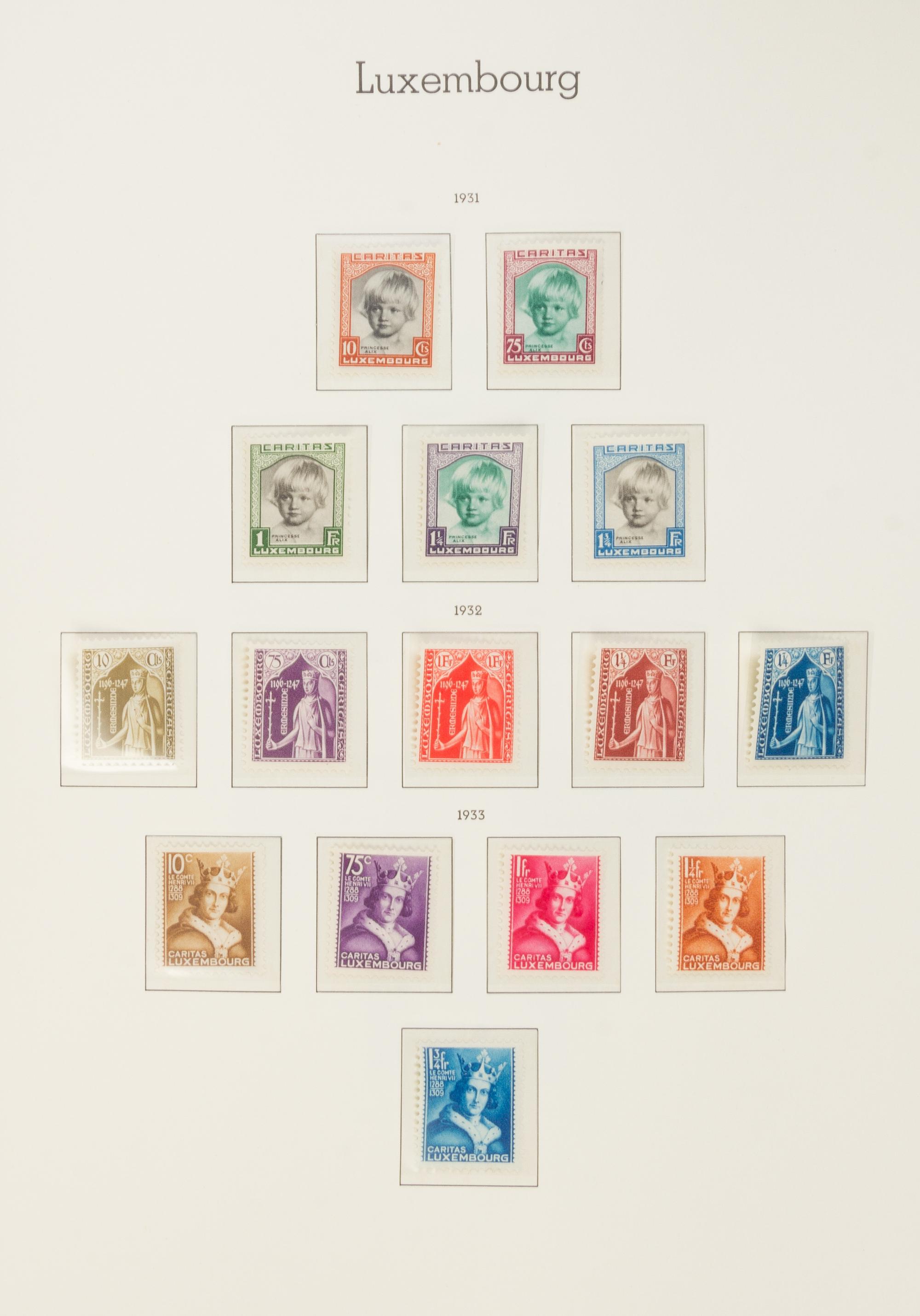 A Collection of Luxembourg Postage Stamps — LIGHTHOUSE STAMP ALBUM-No. 317SF1921-1967