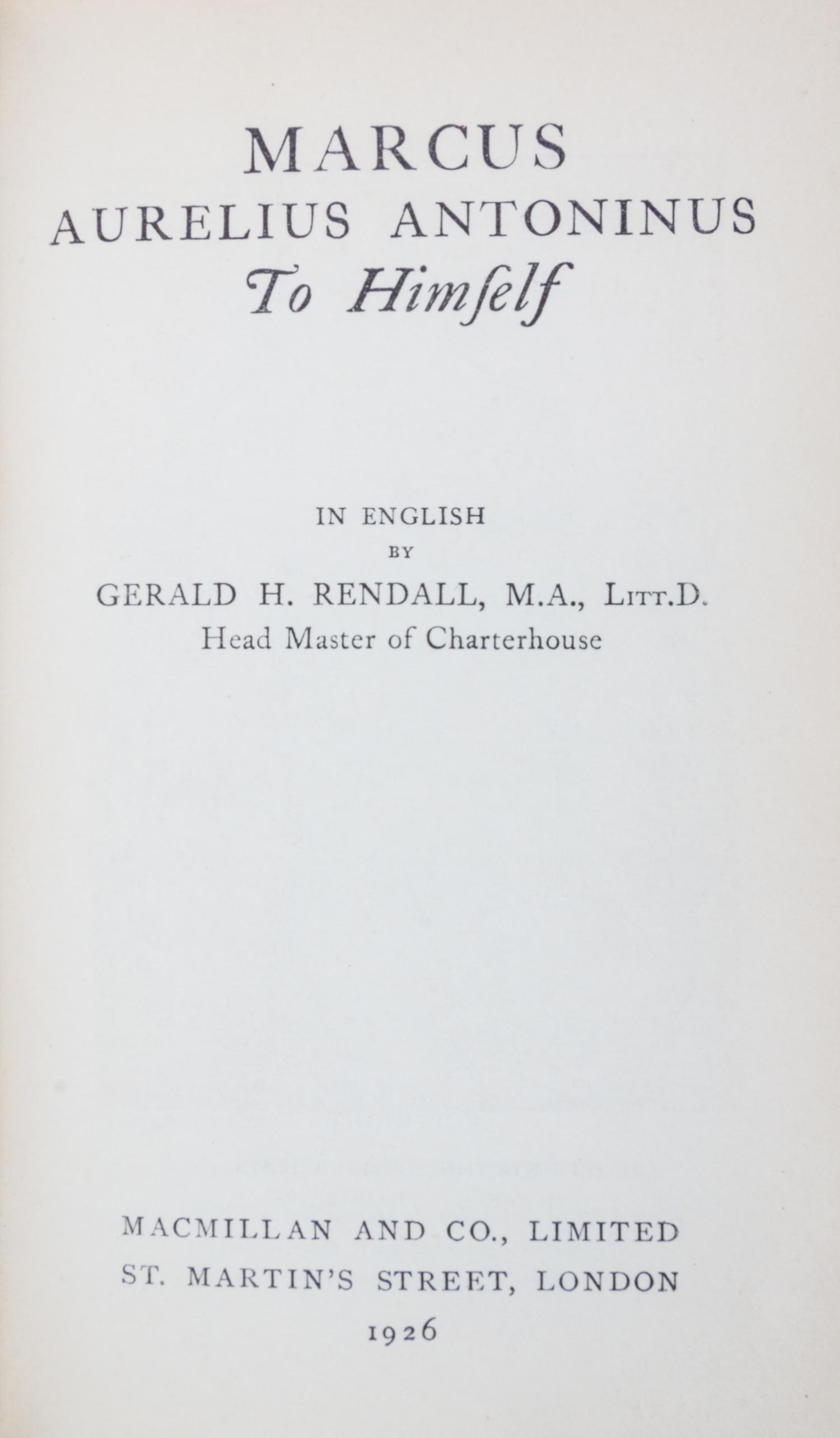 (BINDINGS). Four books bound by Sangorski and Sutcliff.