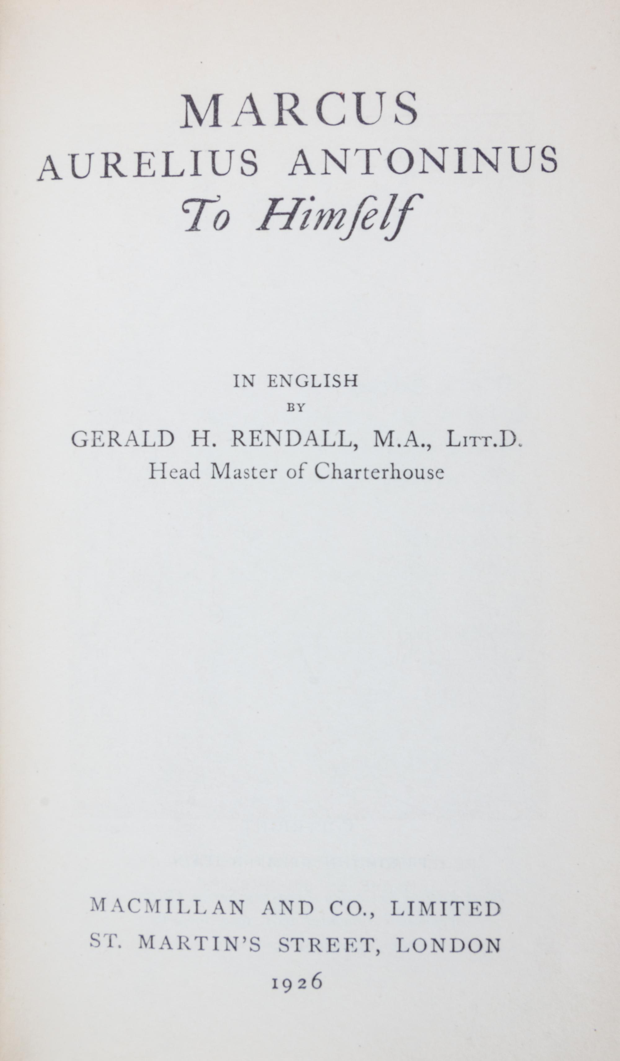 (BINDINGS). Four books bound by Sangorski and Sutcliff.